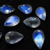 5x8 mm - AAAA - High Quality Gorgeous Rainbow MOONSTONE -Tear Drops Shape Faceted Stone Super Sparkle Full Flashy Fire Every pcs - 10 pcs
